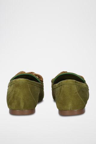 Mocassins en cuir - Vert