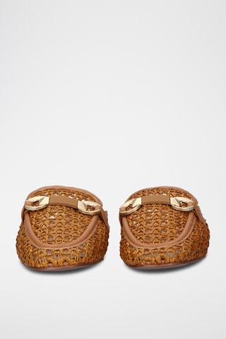 Mules en cuir - Camel