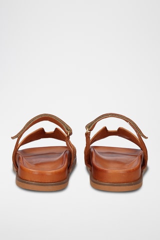 Mules en cuir - Beige