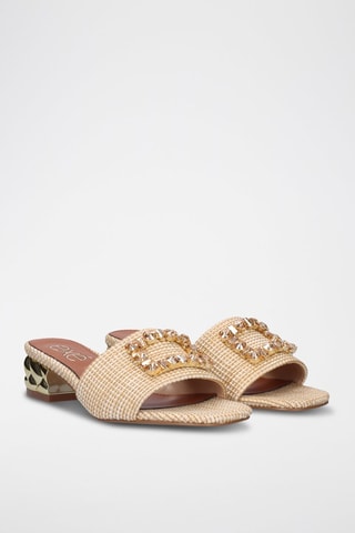 Mules à talons Katy - Beige