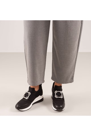Slip-on compensés - Noir