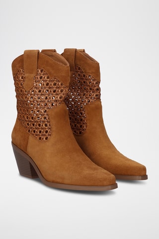Santiags en cuir - Marron