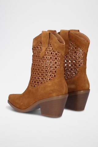 Santiags en cuir - Marron