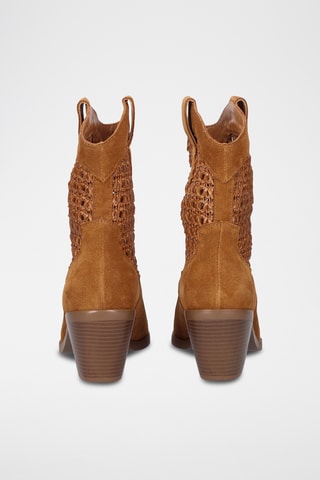 Santiags en cuir - Marron