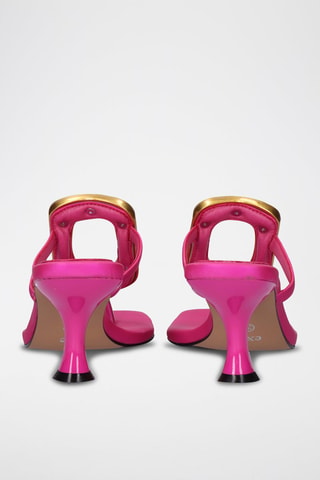 Mules à talons Sissy - Fuchsia