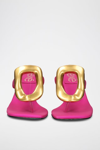 Mules à talons Sissy - Fuchsia