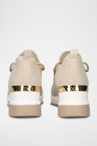 Baskets compensées - Beige