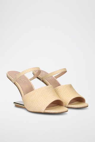 Mules à talons Maggie - Beige
