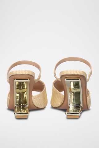Mules à talons Maggie - Beige