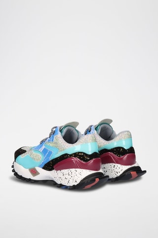 Sneakers en cuir - Bleu