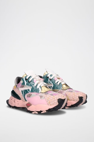 Sneakers en cuir - Rose