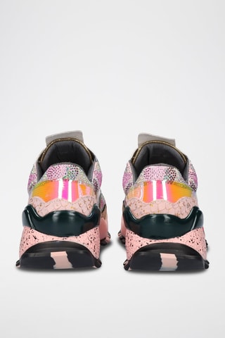 Sneakers en cuir - Rose