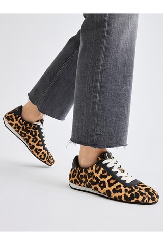 Baskets en cuir - Marron