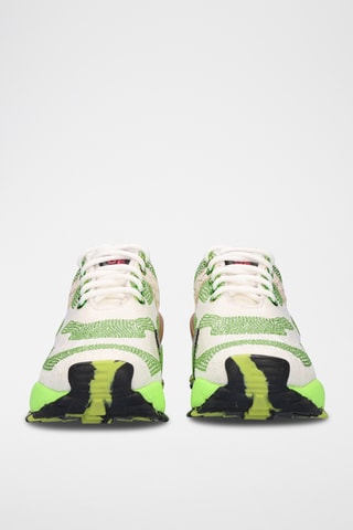 Baskets en cuir - Blanc et vert