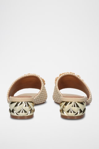 Mules à talons - Beige