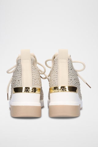 Baskets compensées - Beige