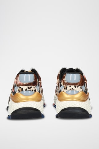 Baskets en cuir - Marron et noir