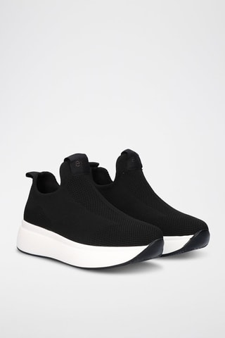 Slip-on plateformes - Noir