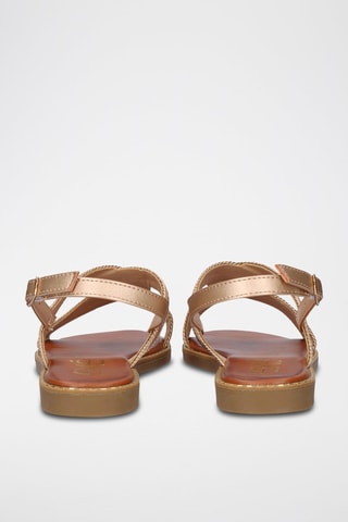 Sandales - Rose et doré