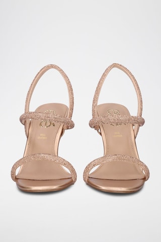 Sandales à talons Maggie - Rose et doré