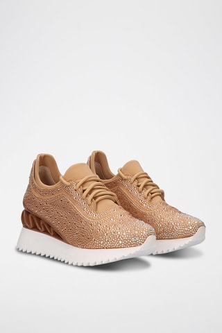 Sneakers plateformes - Marron clair
