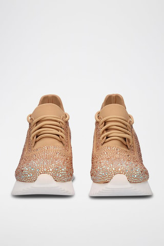 Sneakers plateformes - Marron clair