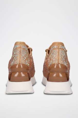 Sneakers plateformes - Marron clair