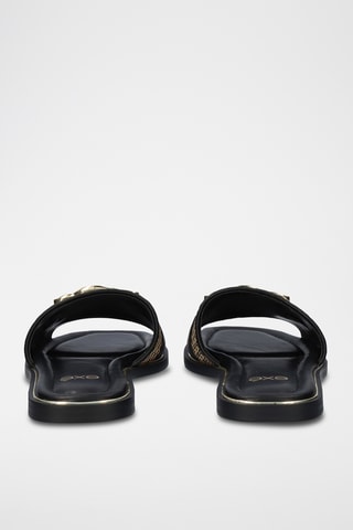 Mules - Beige et noir