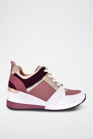 Sneakers compensées - Rose