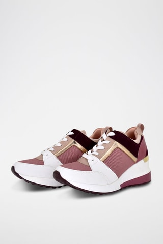 Sneakers compensées - Rose