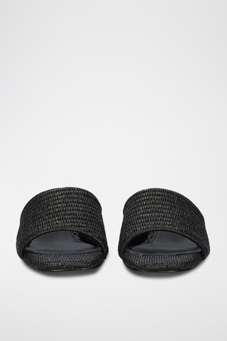 Mules à talons - Noir