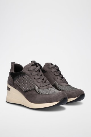 Sneakers compensées - Gris