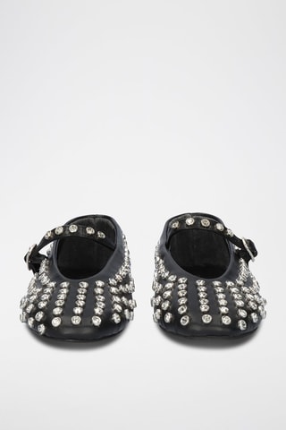 Babies en cuir - Noir