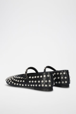 Babies en cuir - Noir