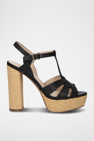 Sandales à talons - Noir