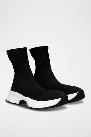 Baskets-chaussettes - Noir