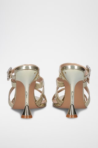 Mules à talons - Doré