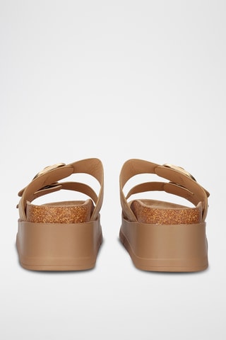 Mules plateformes - Orange