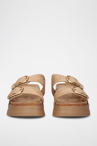 Mules plateformes - Orange