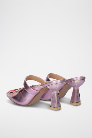 Mules à talons - Rose