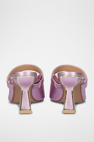 Mules à talons - Rose