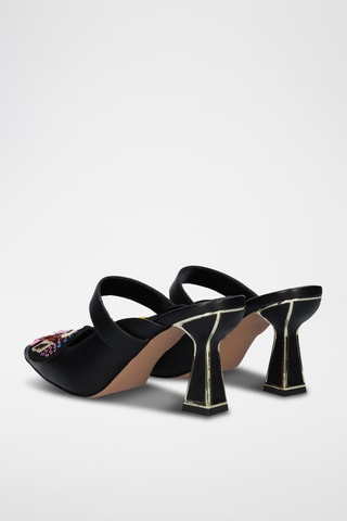 Mules à talons - Noir