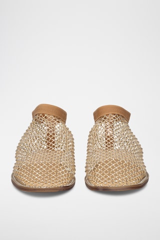 Ballerines - Beige et doré