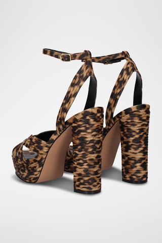 Sandales à talons - Marron
