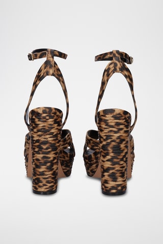 Sandales à talons - Marron