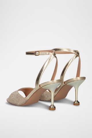 Sandales à talons - Doré