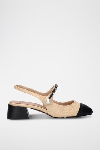 Sandales à talons - Beige