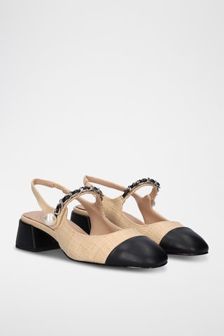 Sandales à talons - Beige