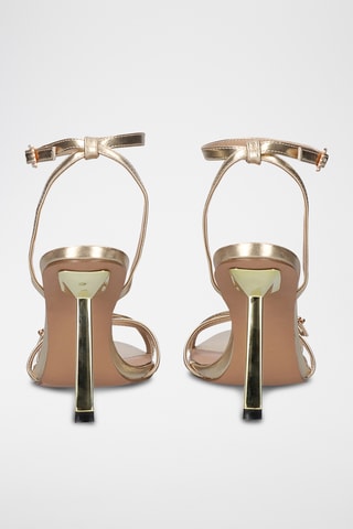 Sandales à talons - Doré