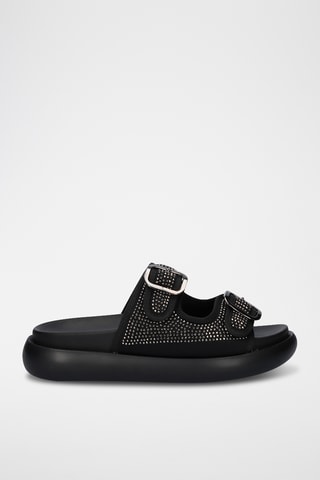Mules plateformes - Noir